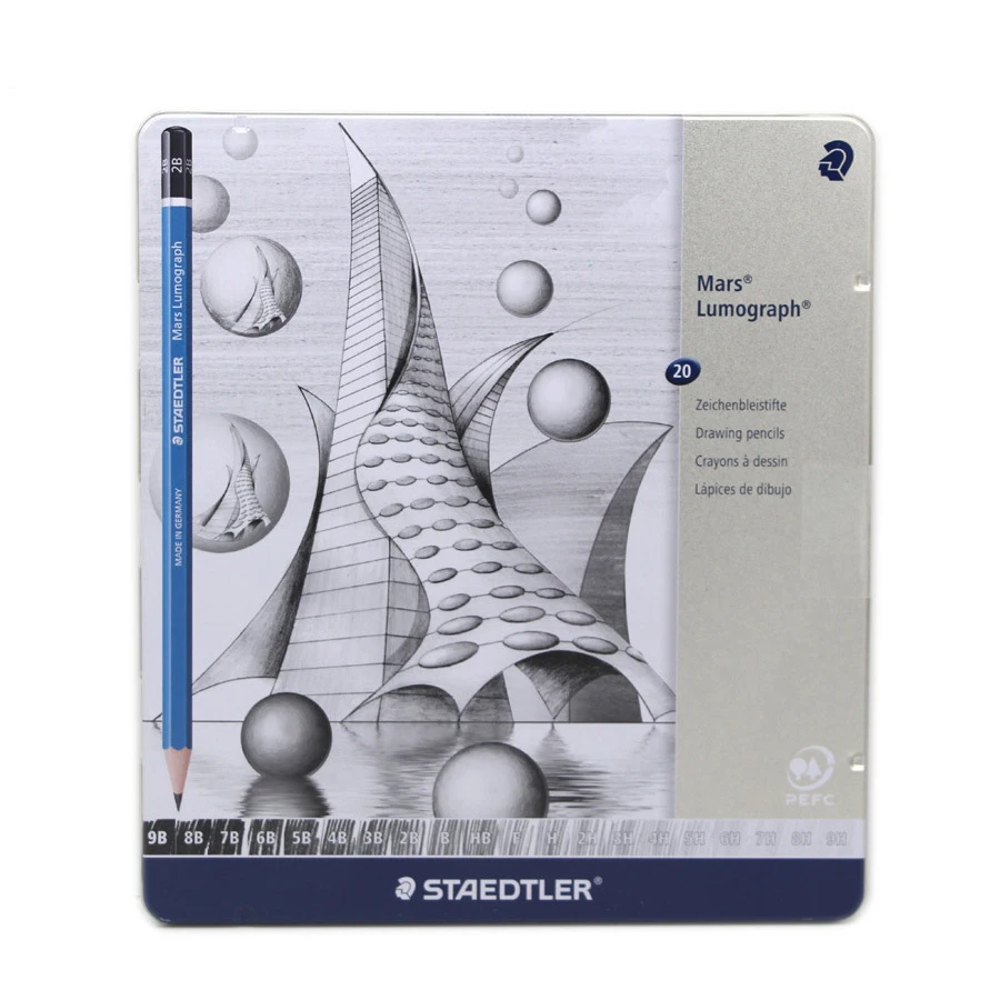 STAEDTLER 100G Series Art Design Sketch Pencil Professional Painting Pencil