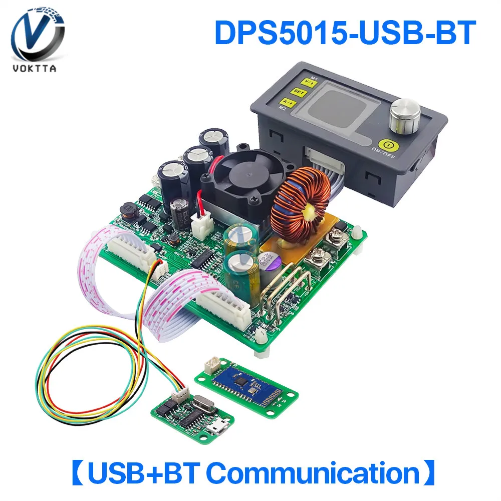 DPS5015 50V 15A Communication Constant Voltage Current DC Step-down Power Supply Module Buck Voltage Converter LCD Voltmeter