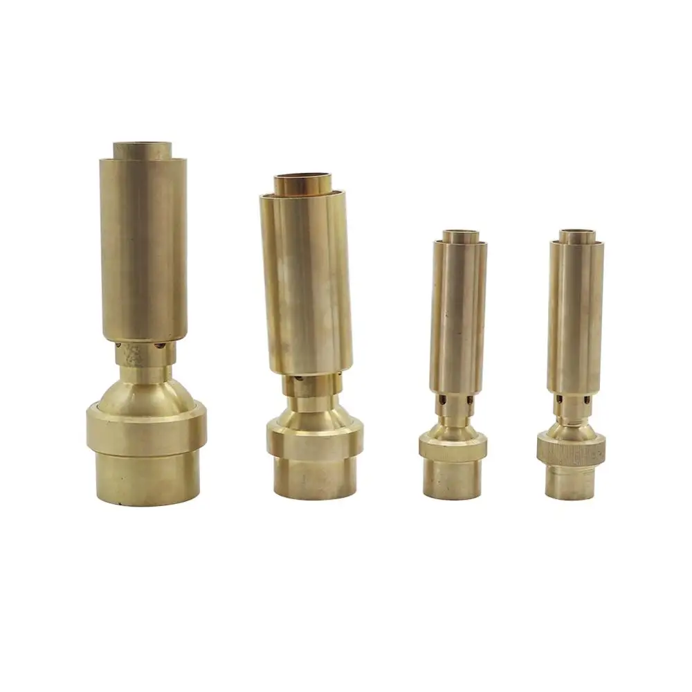 

3/4" 1" 1.5" 2" Brass Air-Blended Bubbling Jet Fountain Spray Head Garden Pond Landscape Fountain equipment