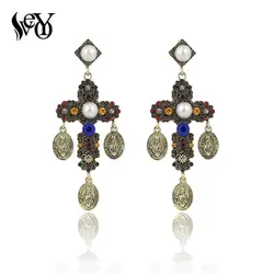 VEYO Crystal Cross Alloy Earrings High Quality Classic