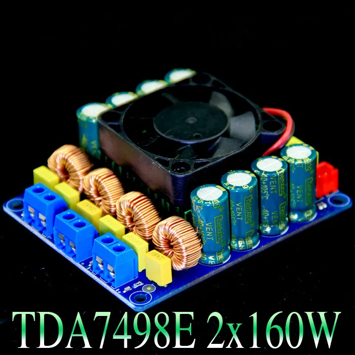 DC 12V-36V TDA7498E 160W+160W Stereo High Power Digital Amplifier Board