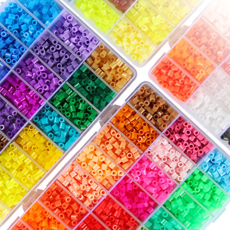 500g/bag 2.6mm Hama Beads 72 Colors mixing Kids Hama Hama beads 100% Quality Guarantee perler Fuse beads diy toy Beads Wholesale