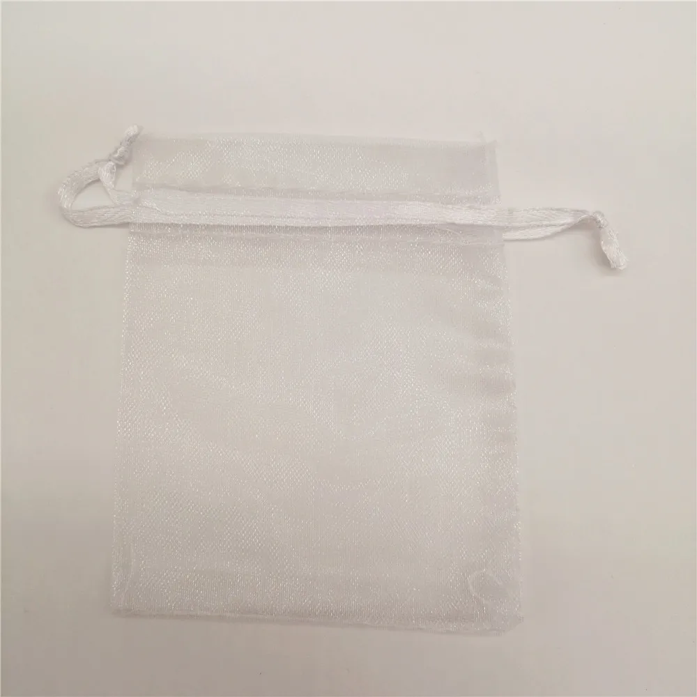 11 maten 1000pcs Organza Gift Bags Kerst Wedding Party Gift Bags Organza Koord Sieraden Verpakking Pouch Tassen 22 Kleuren