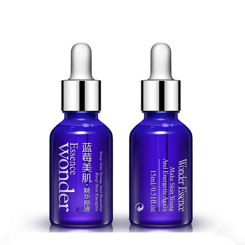 Moisturizing Repair Liquid Collagen Face Essence Serum Desalt Imprint Care Liquid Blueberry Plants Face Serum Water Skin Care