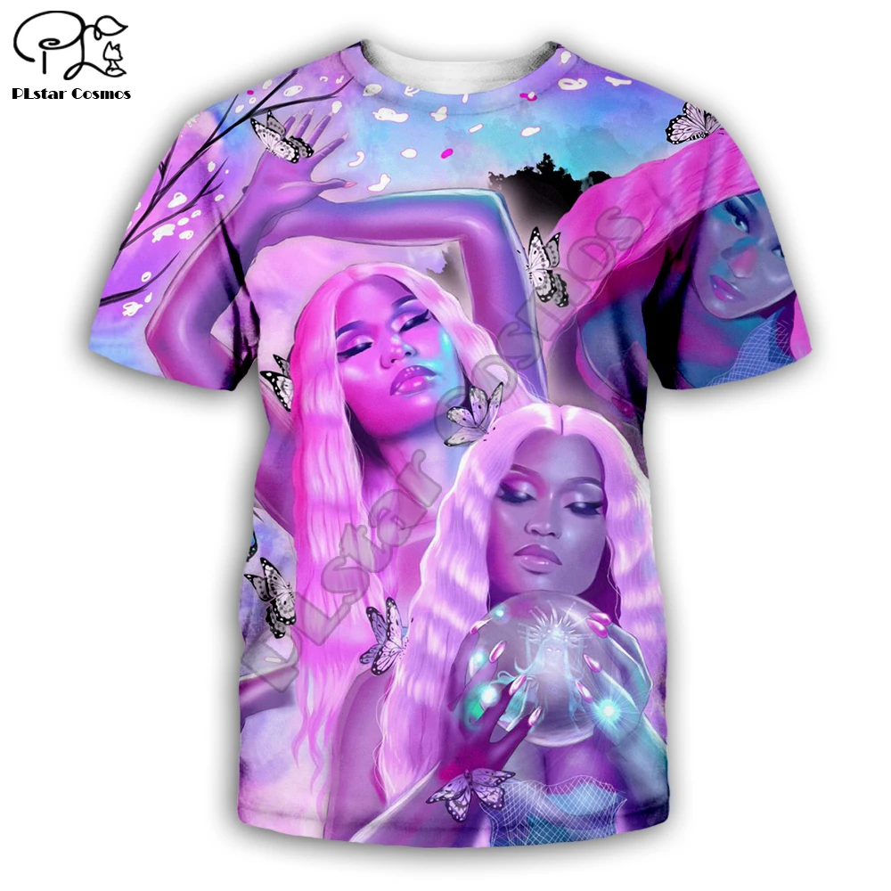 Nicki Minaj Hip-Hop singer 3d Hoodies Print Women/Men casual Cool Long Sleeve Print Sweatshirts Hooded Fashion unisex Clothes