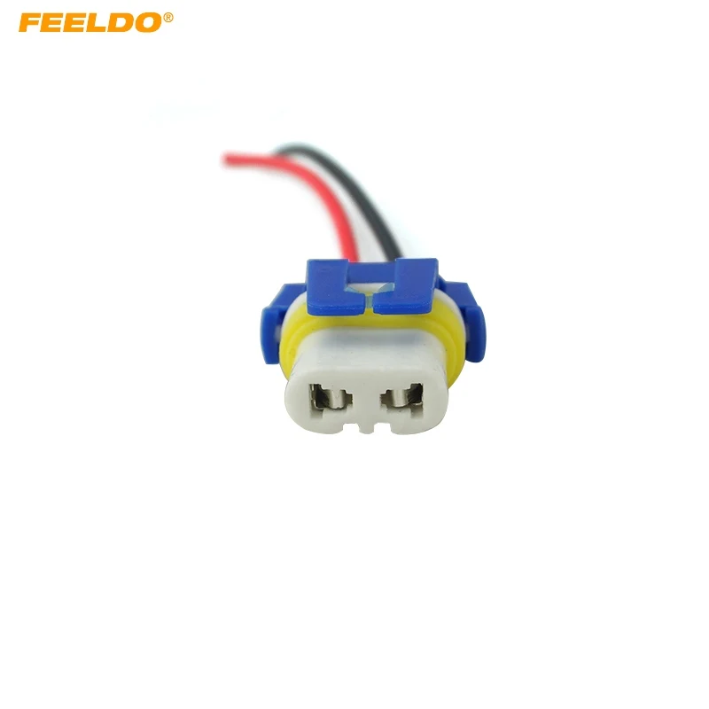 FEELDO 1Pc 9005 female ceramic bulb socket case for Halogen headlamp pigtail connector holder #FD-5459