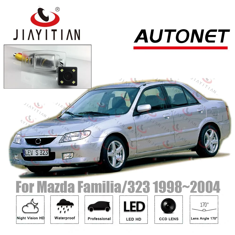 JIAYITIAN posteriore della macchina fotografica Per Mazda Familia/323/Protege/Isamu Genk/Allegro/BJ CCD/Notte vision/Inversione Della Macchina