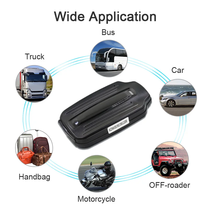 Rastreador GPS para coche LK209A, localizador de activos de 6000mAh, imán de espera largo, localizador GPS para vehículo, alarma de caída de choque a prueba de agua, aplicación Web gratuita