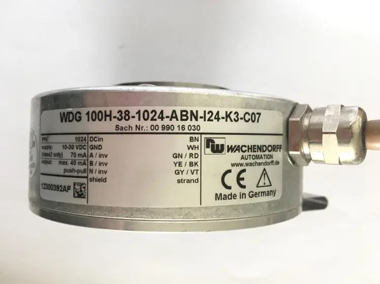 

encoder WDG 100H-38-1024-ABN-I24-K3-C07, new imported from Germany