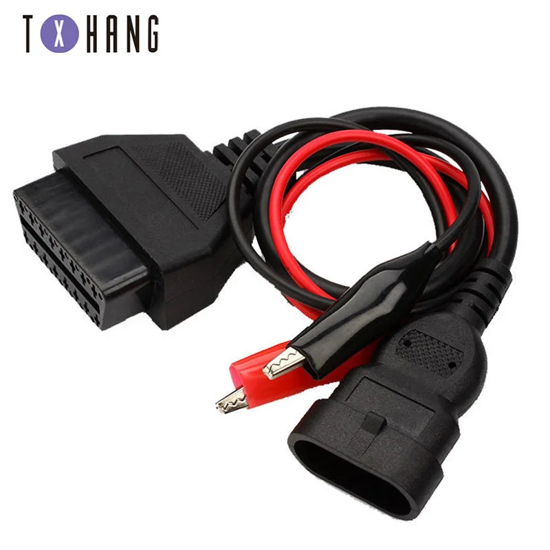 Alfa Lancia 3 Pin to 16 Pin OBDII OBD2 connector Adapter Auto Car Cable OBD for fiat 3pin Diagnostic Cable