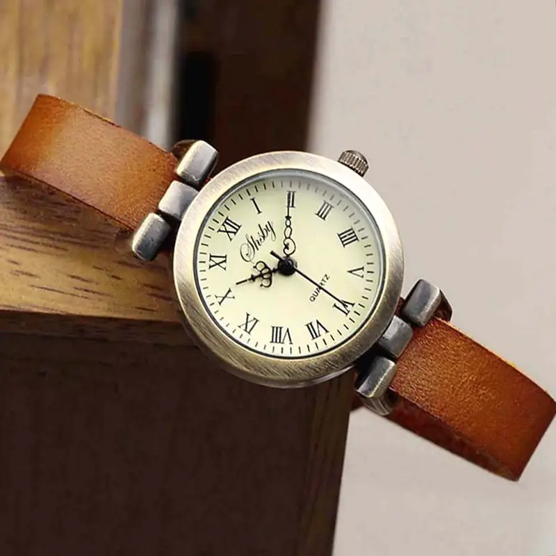 Shsby New Fashion Hot-Selling Leather Female Watch ROMA Vintage Watch Women Dress Watches - Image 20
