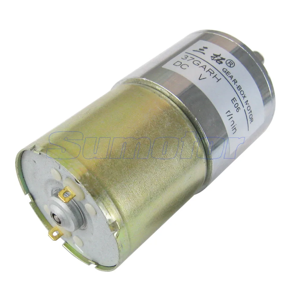 37GARG DC 12V 24V 37mm Micro Electric Reducer Metal Geared Motor Low speed DIY RC smart car Robot model Money counting machine