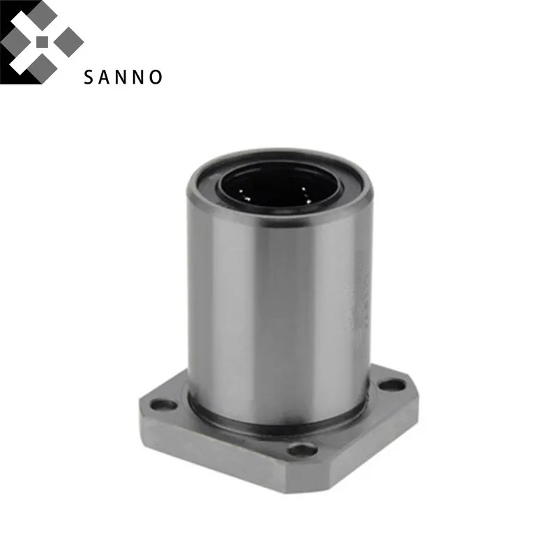 LMK50UU/LMK60UU nhiệm vụ nặng nề bóng loại mặt bích núi tuyến vòng bi LMK-UU tuyến tính bush với vuông kẹp