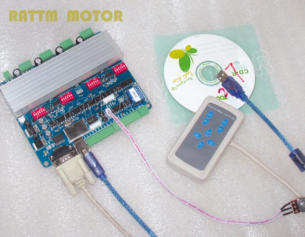 

New products !!! 4 axis USB CNC with hand controller driver board for CNC routr or DIY CNC