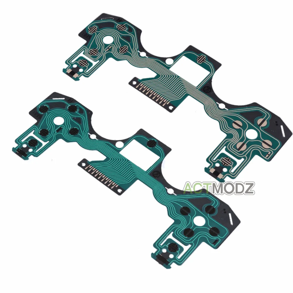 5x Kit di Sostituzione Pulsante Del Nastro Conduttivo Pellicola Cavo Della Flessione Per PS4 Controller