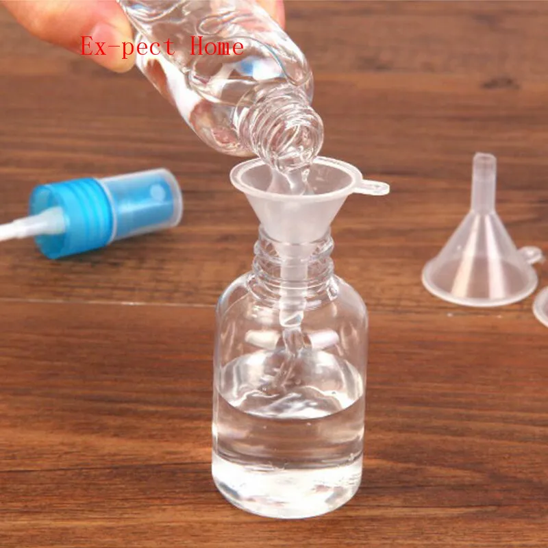 Mini transparent plastic funnel Hopper Kitchen cozinha cooking Accessories gadgets perfume emulsion Packing auxiliary tool