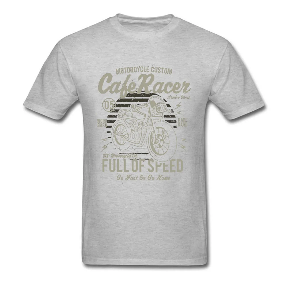 Cafe Racer Full of Speed Vintage Motorcycle T Shirt Retro Motorbike Racer Auto Game New Tshirts Rider Biker Cool Tshirt Oversize