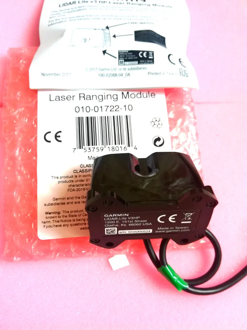 LIDAR-LITE V3HP High-speed Optical Distant Measurement Sensor range finder 40 meters IPX7 waterproof version of the laser radar