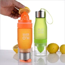 650ml Portable Fruit infuser water bottle For Tomatodo Water Sport Water Bottle for Camping Leak-proof Lemon Bottle Drinkware