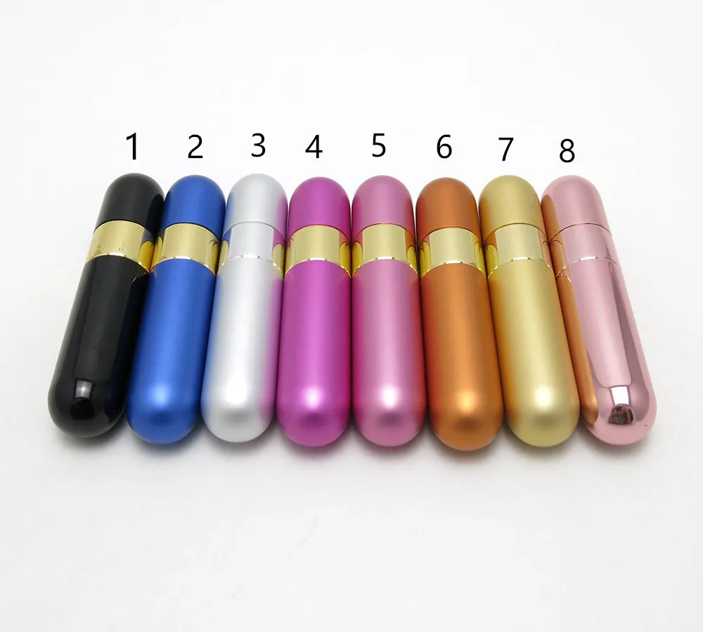 Hot Sale 1Piece 10ml Cute Colorful Perfume Bottle 10 colors Mini Portable Travel Refillable Sprayer Atomizer Scent Case As Gift