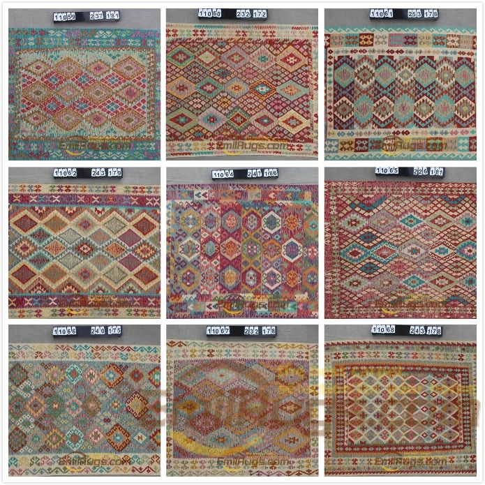 Kilim Carpet Wool Handmade Carpet Floor Carpet For Bedroom Geometric Rug Geometric Carpet Carpet Bohemian Wool Knitting Carpets