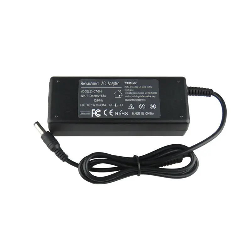 19V 3.95A Laptop Ac Adapter Battery Charger for Toshiba Satellite PA-1750-04 PA-1750-01 PA-1750-24 PA-1750-09 PA3715U-1ACA19V