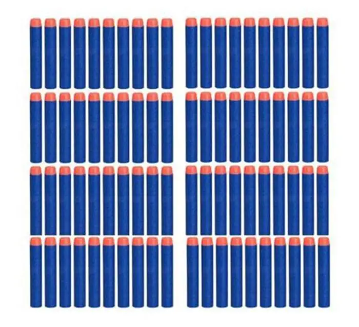 50pcs/set For Nerf gun toy Elite Rampage Retaliator Series Blasters Refill Clip Darts toy gun soft bullet