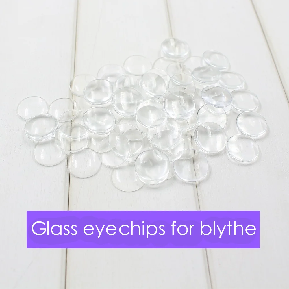 DBS Blyth doll glass eyechips transparent pupils 14mm DIY patch pupils eyes