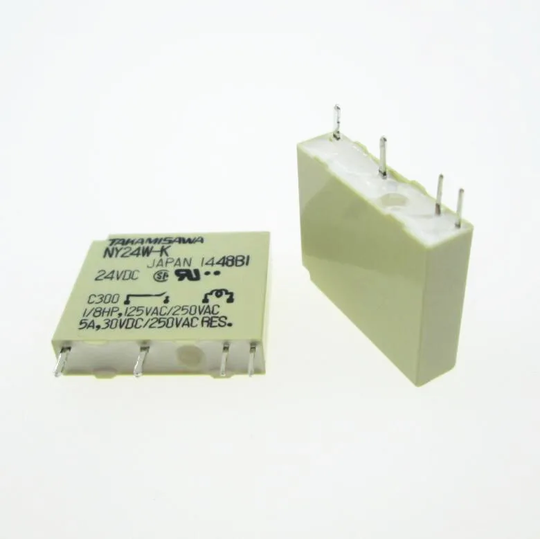 HOT NEW 24V relay NY24W-K NY24W 24W-K 24W 24V 24VDC DC24V 5A 250VAC DIP4