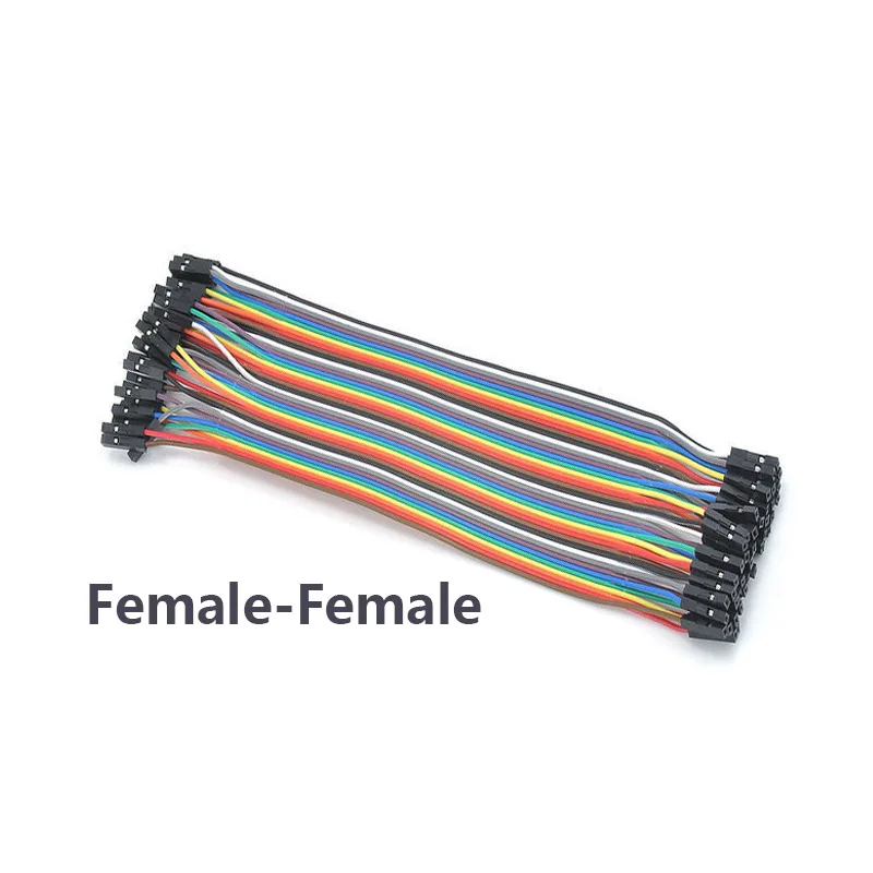 New Female To Female Cable 21cm For Arduino Breadboard Dupont Jumper 40P (1p-1p)