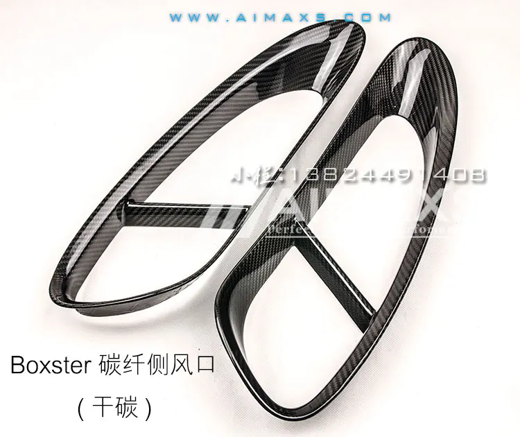 

Fit for Porsche Boxster718 side door carbon fiber tuyere refit body carbon fiber