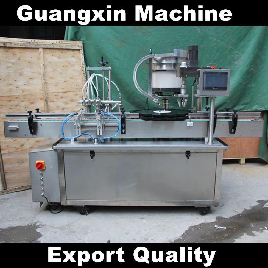 YTSP300 Automatico E macchina di rifornimento Liquida e tappatura, Spray cosmetici Liquido di Riempimento e Tappatura Macchina di riempimento e cap