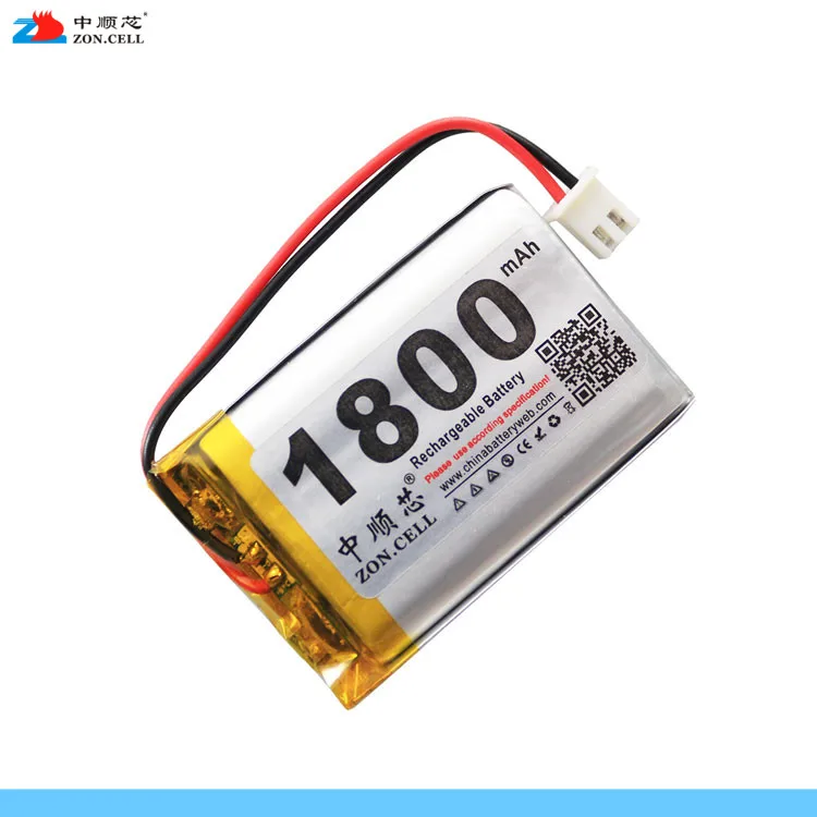 New Hot In 1800Mah 803450 3.7V portable instrument polymer battery 853448 803550 Rechargeable Li-ion Cell Large Batteries