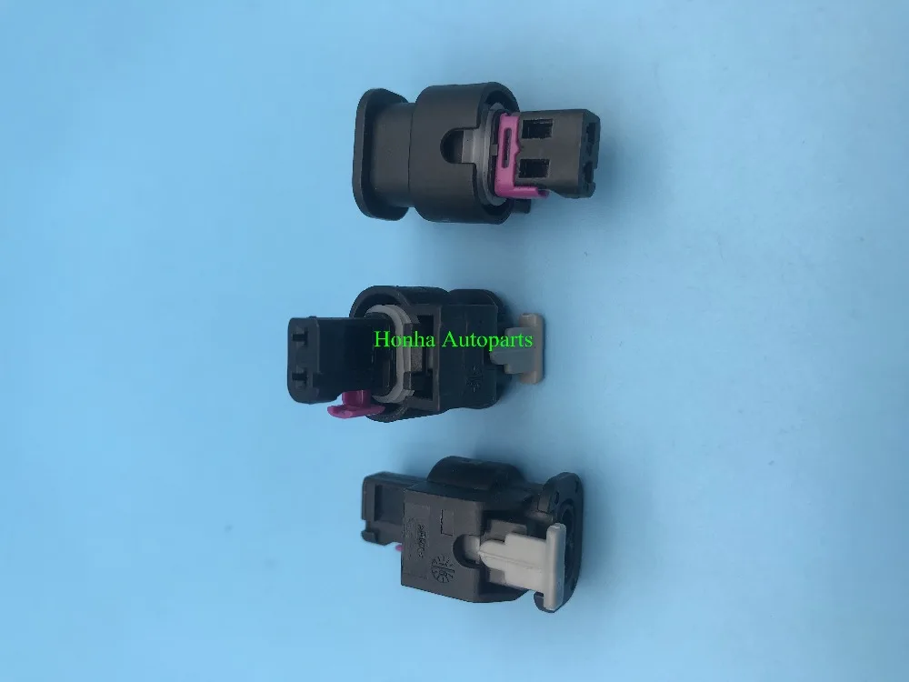 

Free shipping 2 way female fuel injector automotive connector 4F0 973 702 1-1718643-1 for Tyco AMP