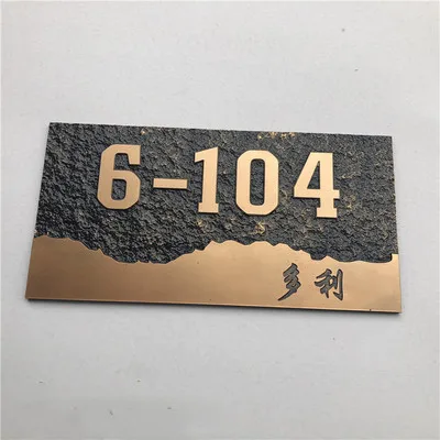 رقم المنزل الاكريليك المجتمع رقم لوحة المنزل الملكية رقم المنزل لوحة فندق فندق الباب ملصقات غرفة عدد الطابق بطاقة