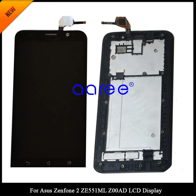 Tested Grade AAA  For ASUS Zenfone 2 ZE551ML LCD Display For ASUS Zenfone Z00AD Display LCD Screen Touch Digitizer Assembly