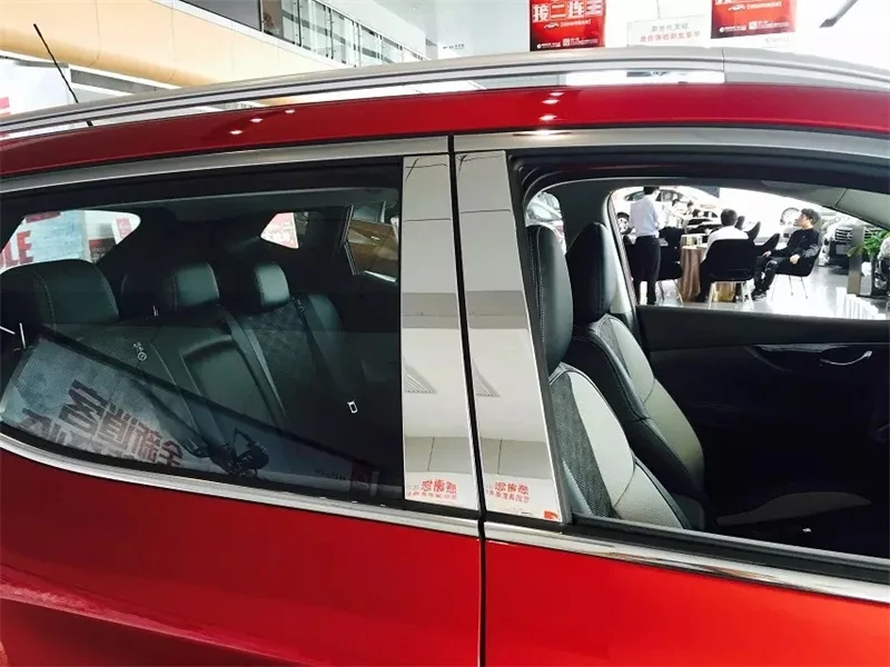 لنيسان قاشقاي J11 J12 2014 2015 2016 - 2021 2022 2023 2024 نافذة B C غطاء عمود شرائط ملصق اكسسوارات السيارات التصميم #6