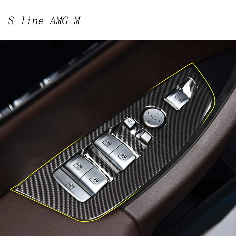 

Car Styling For BMW x3 g01 Auto Window Lifter Control Frame Switch Decor Armrest Panel Trim Stickers Covers Interior Accessories