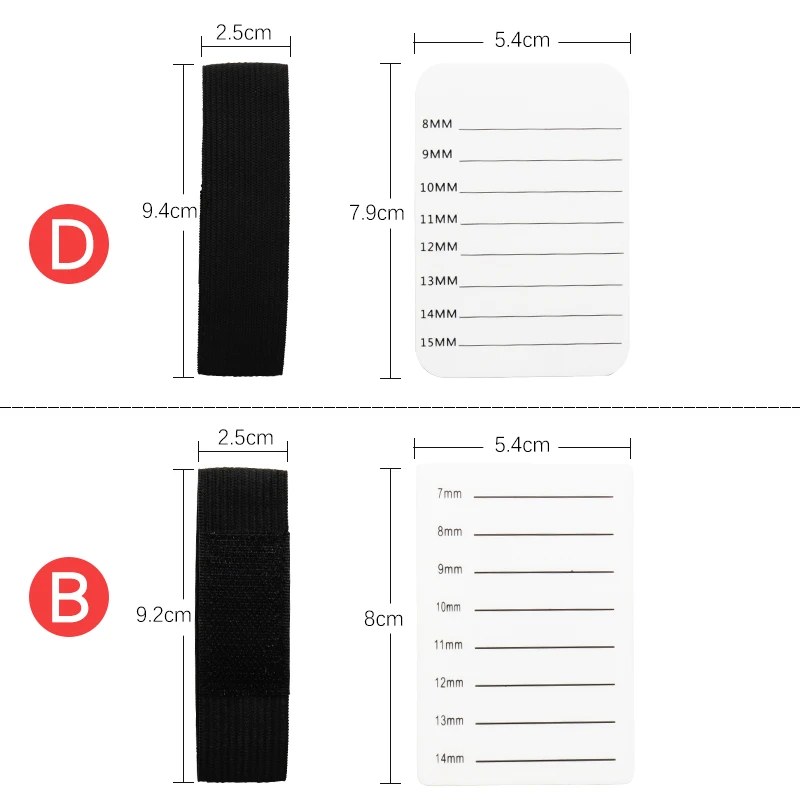 Paleta de extensão de cílios acrílico, almofada de suporte de extensão de cílios, paleta de extensão e bandagem de cílios, ferramentas de maquiagem