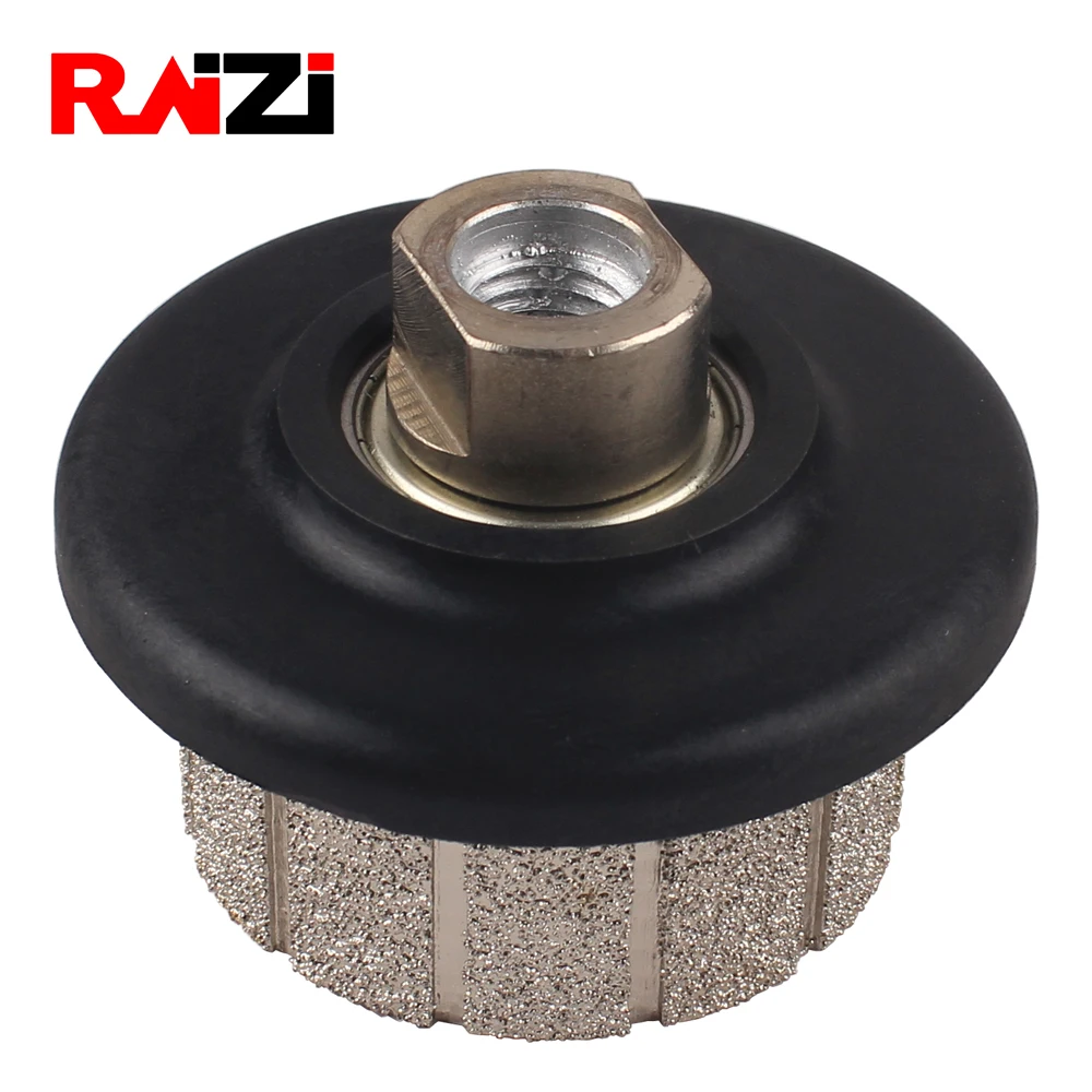 Raizi Z30 Straight Vacuum Brazed Granite Marble Diamond Hand Profile Wheels 5/8-11\