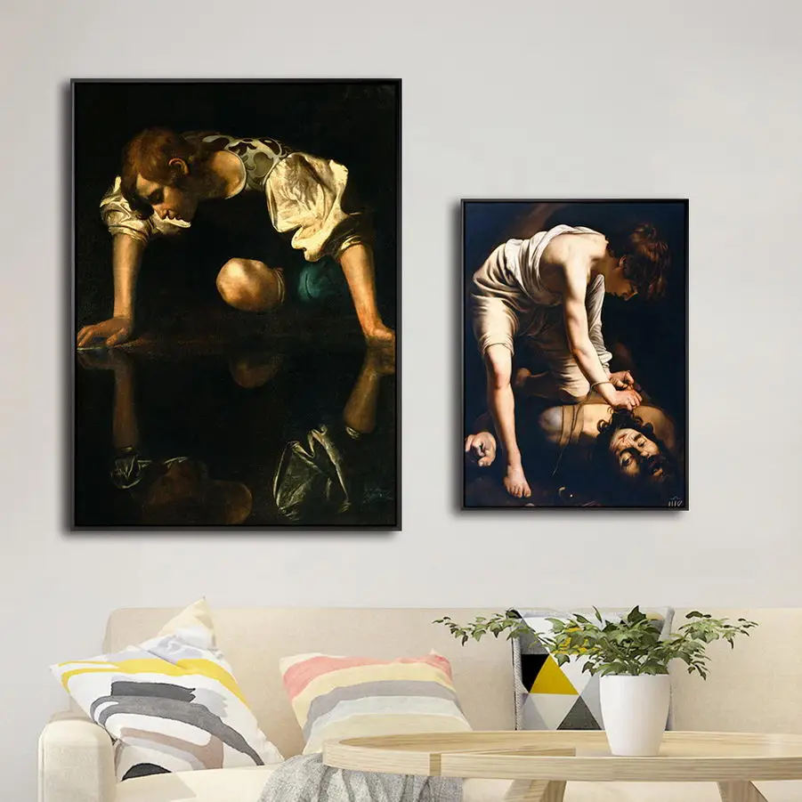 Home Decoration Canvas Print  Art Wall Pictures  Poster Canvas Printing Paintings Italian Michelangelo Merisi da Caravaggio 3