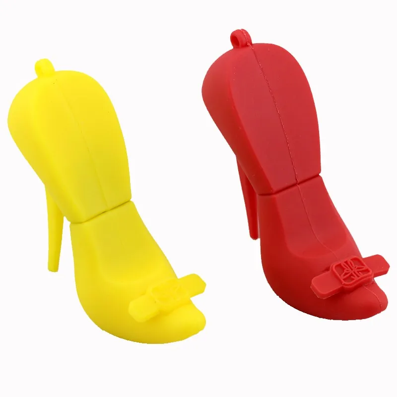 New Arrival Cartoon High Heels Shape USB Flash Drive Memory Stick Pen Drive REAL 4GB 8GB 16GB 32GB 64GB pendrive gift