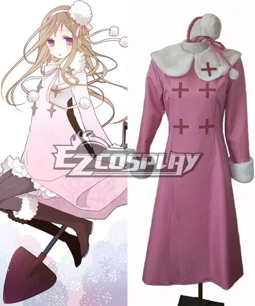 Hetalia Female Russia Pink Cosplay Costume E001