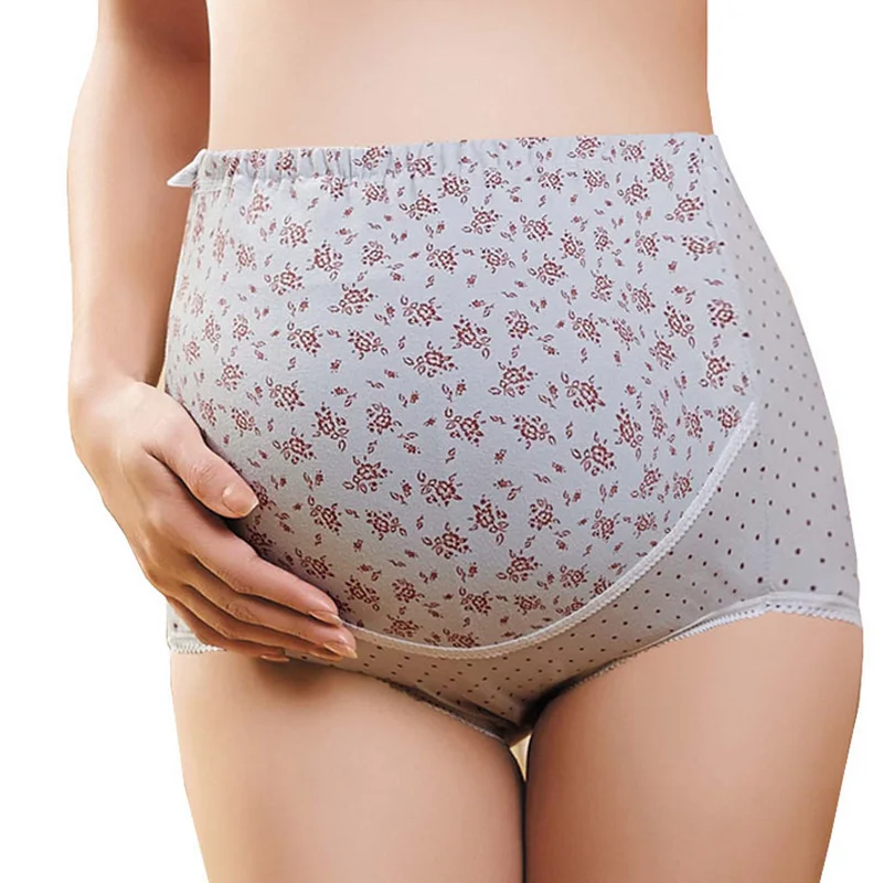 

Large size Maternal Cotton panties for pregnant women underwear abdominal pants adjustable pregnant shorts