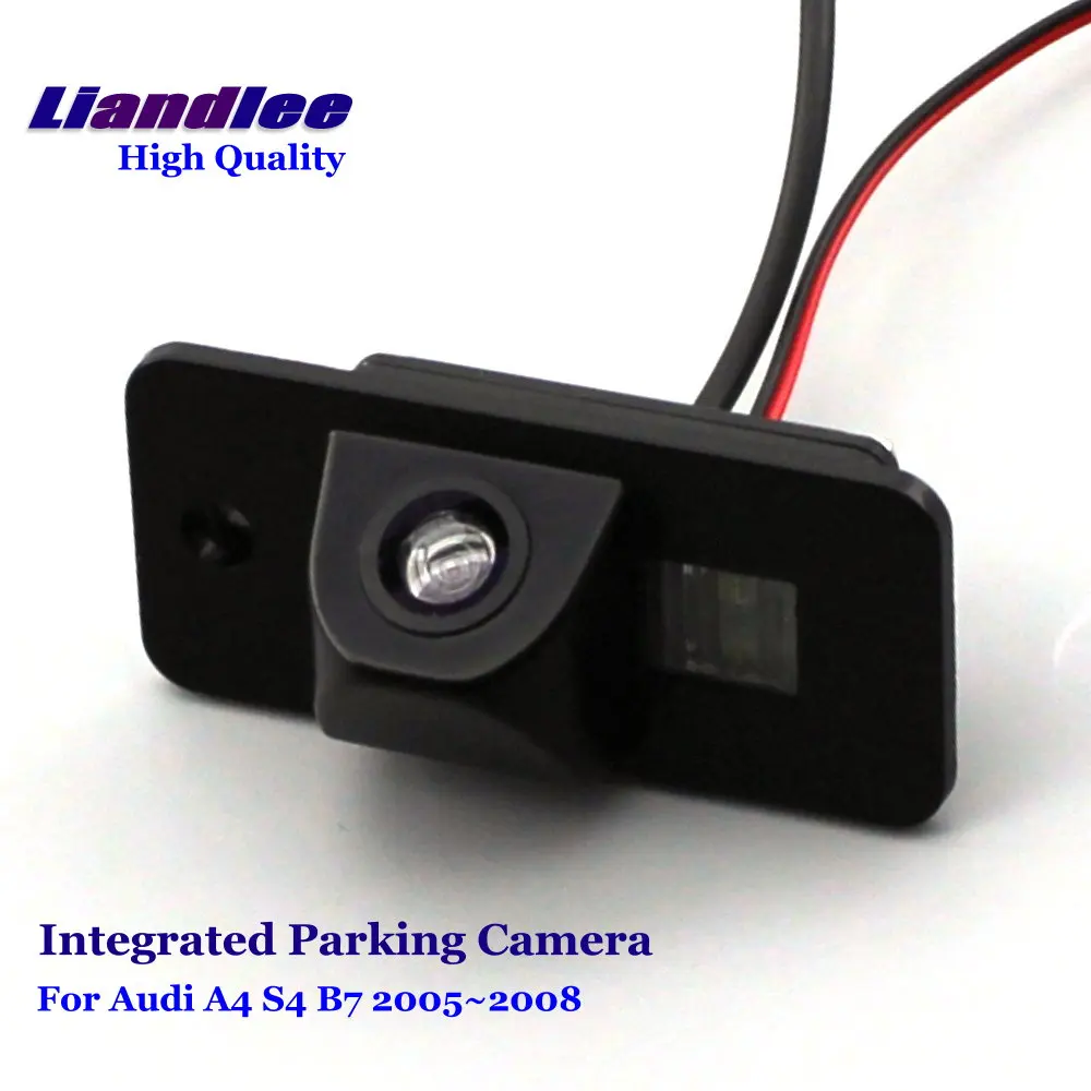 

For Audi A4 S4 B7 2005~2008 Car Rear View Backup Parking Camera Rearview Reverse Integrated OEM HD CCD CAM Accessories