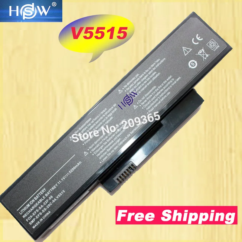 HSW HSW Battery for FUJITSU FOR FUJITSU-SIEMES Amilo La1703 La-1703 V5515 V5535 For ESS-SA-SSF-03