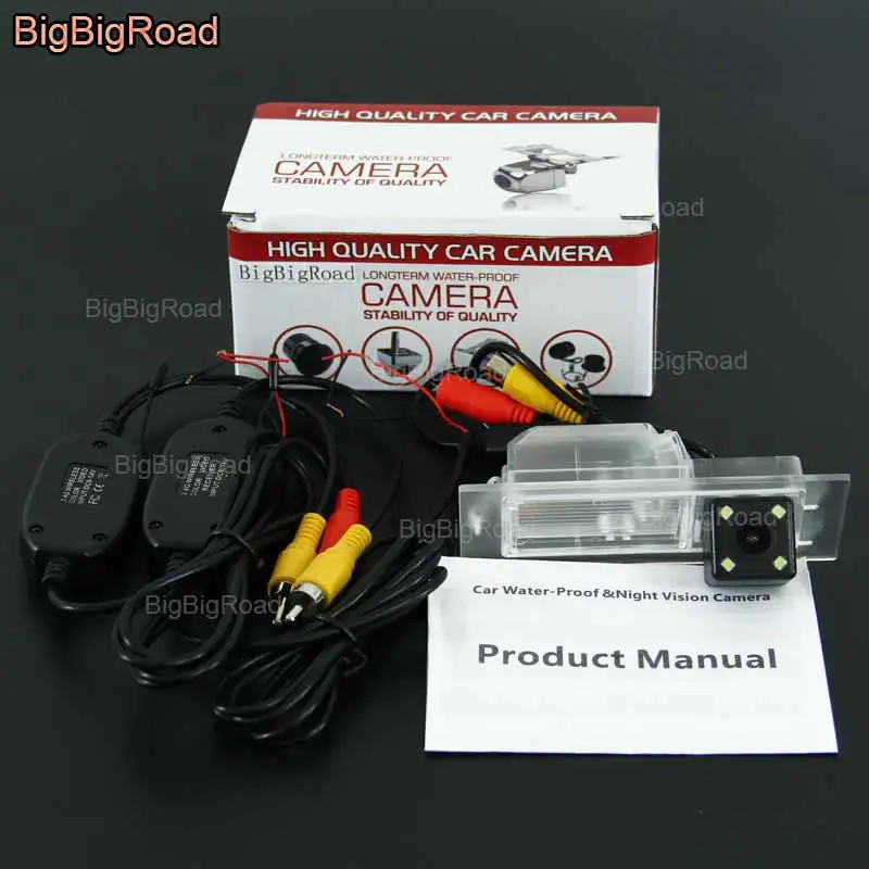 

BigBigRoad For Jeep Liberty Wireless Camera Car Rear View Reversing Camera Night Vision Waterproof HD CCD Parking Camera