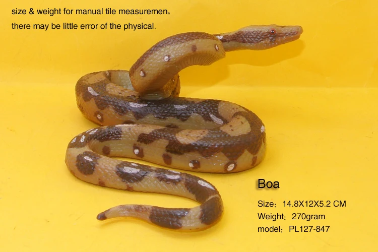 Hot toys: new Big Python (Boa) Snake Simulation model  Animals   kids  toys children educational props