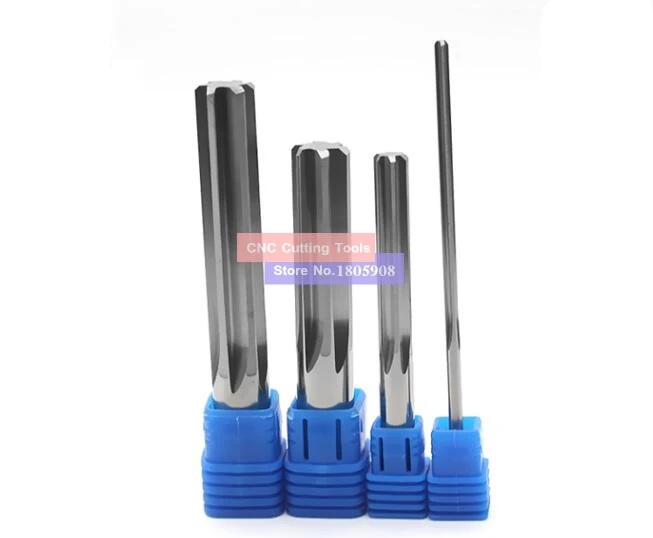 1PCS Solid Carbide Chucking Machine Reamer (2mm/3mm/4mm/5mm/6mm/7mm/8mm/9mm/10mm/11mm/12mm/13mm/14mm/16mm H7 Straight Flute K10