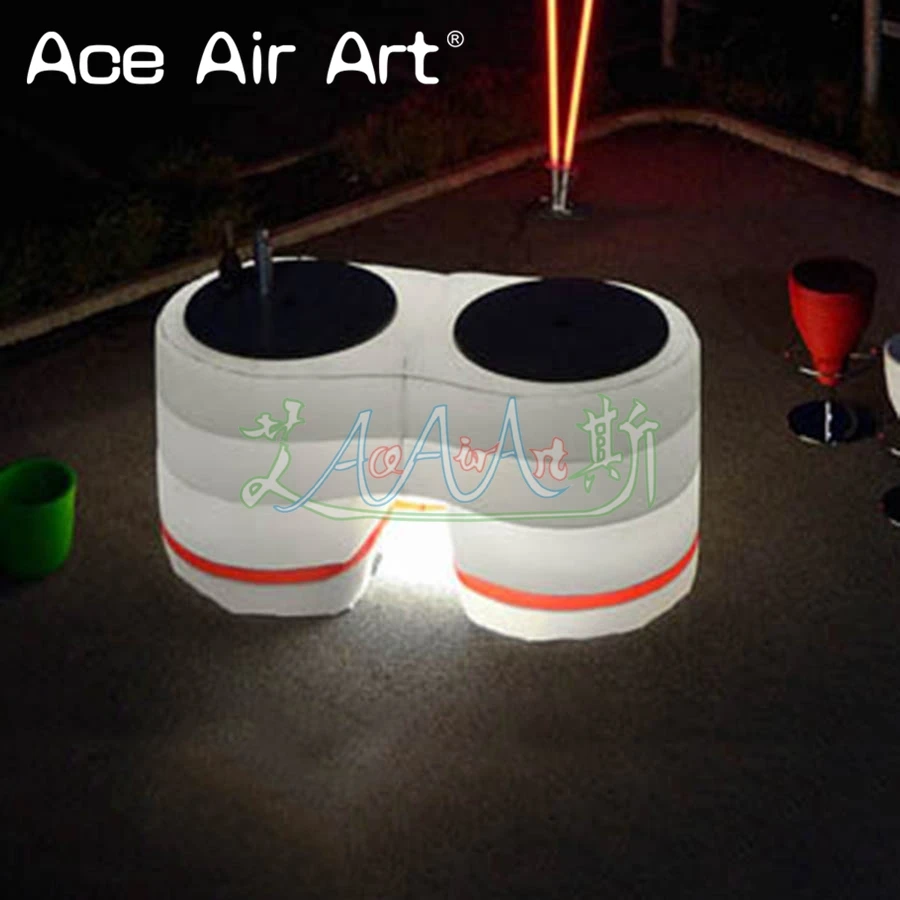 New designed inflatable bar stand,bar table/desk,bar booth with led lights for party or proms